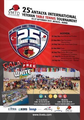 25.INT. VETERAN T.T. TOURNAMENT/ANTALYA